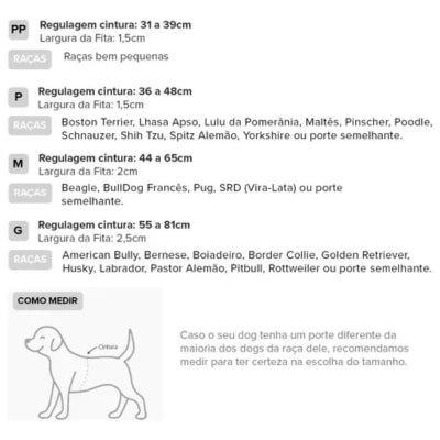 Kit Para Cachorros Guia Basic + Peitoral Americano