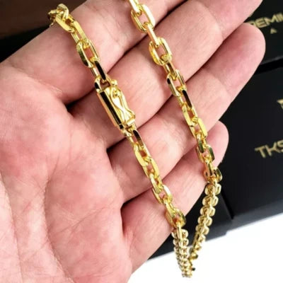 Pulseira Masculina Banhada A Ouro18k