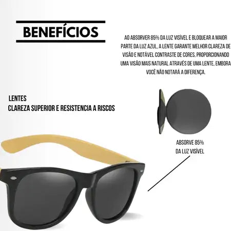 Óculos De Sol Masculino Polarizado