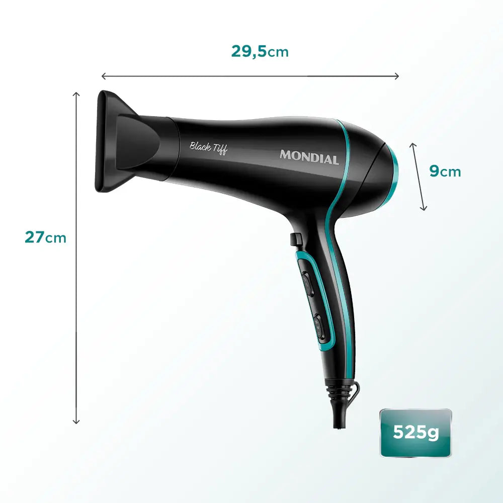 Secador de Cabelo Mondial Black
