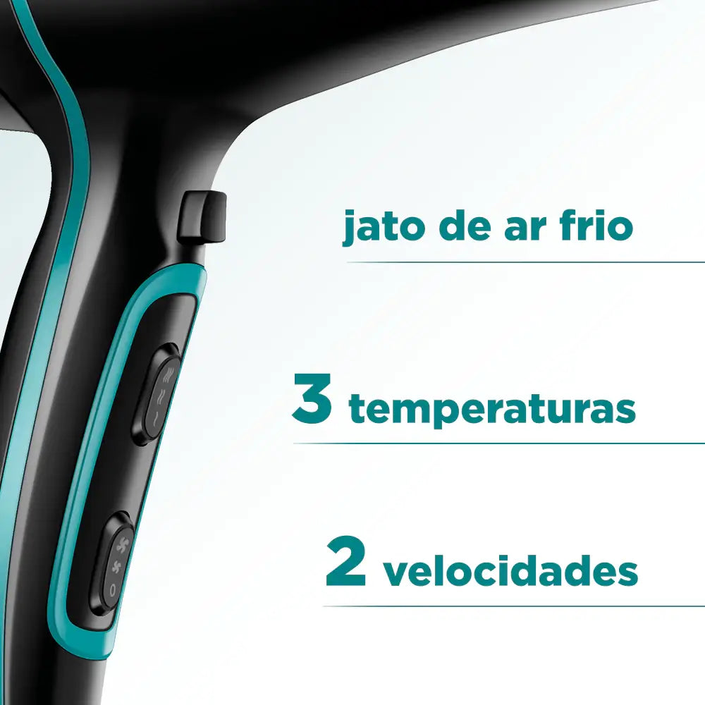 Secador de Cabelo Mondial Black
